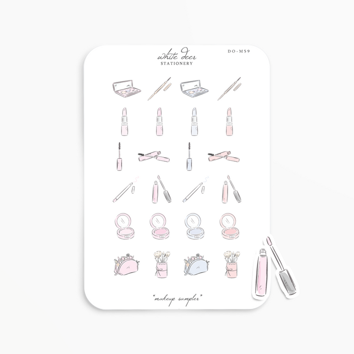 Makeup Sampler Doodles