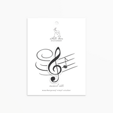 Load image into Gallery viewer, Musical Note Vinyl Sticker