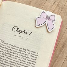 Load image into Gallery viewer, magnetic bookmark pink bow