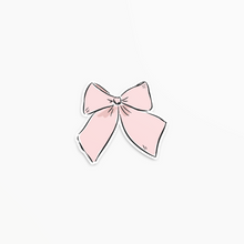 Load image into Gallery viewer, Pink Bow - Vinyl Sticker