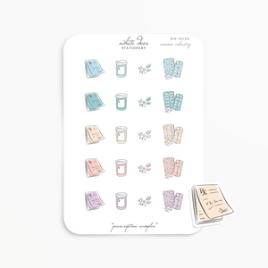 Prescription Sampler Doodles - Summer Colorway