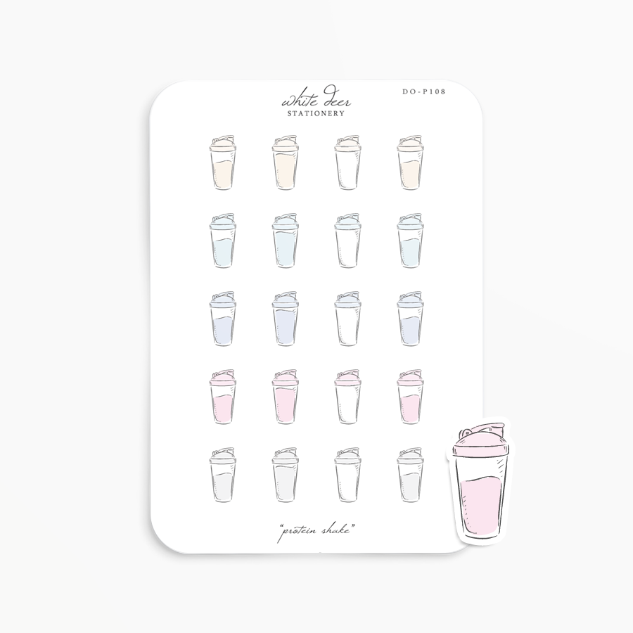 Protein Shake Doodles