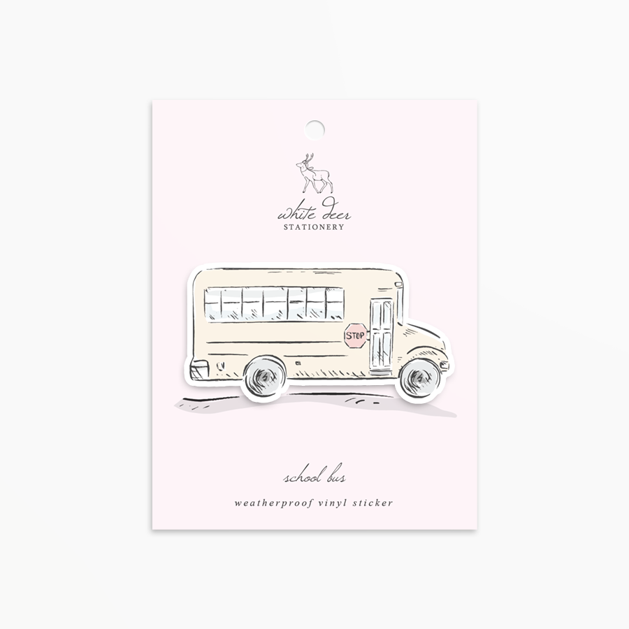 School Bus - Vinyl Sticker