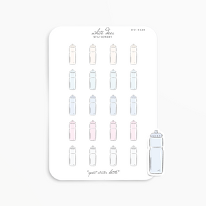 Sport Water Bottle Doodles