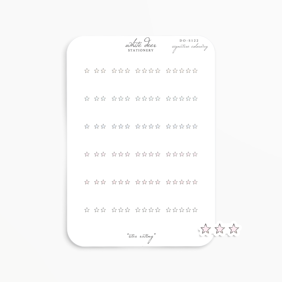 Star Rating Doodles - Signature Colorway