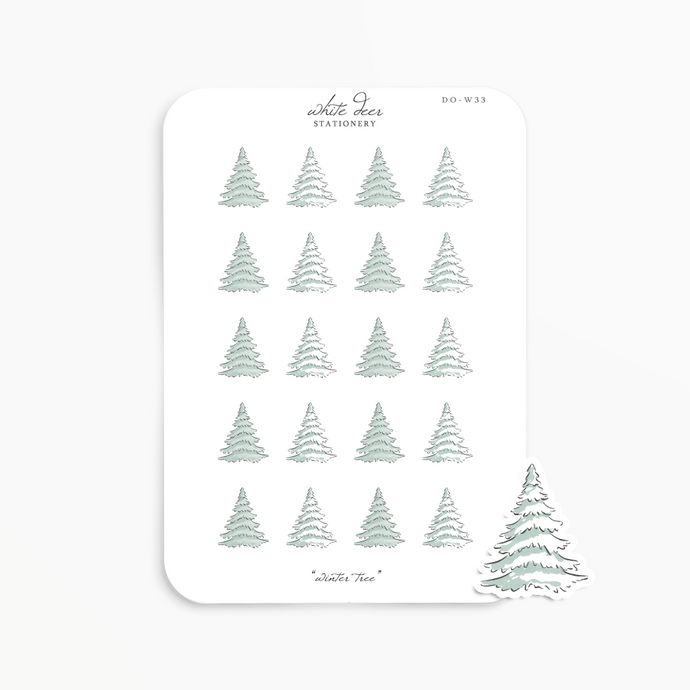 Winter Tree Doodles