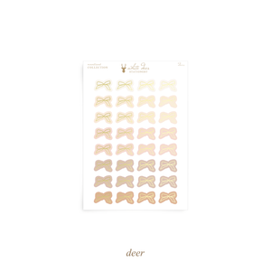 Classic Bows Mini Sheet - Woodland Collection