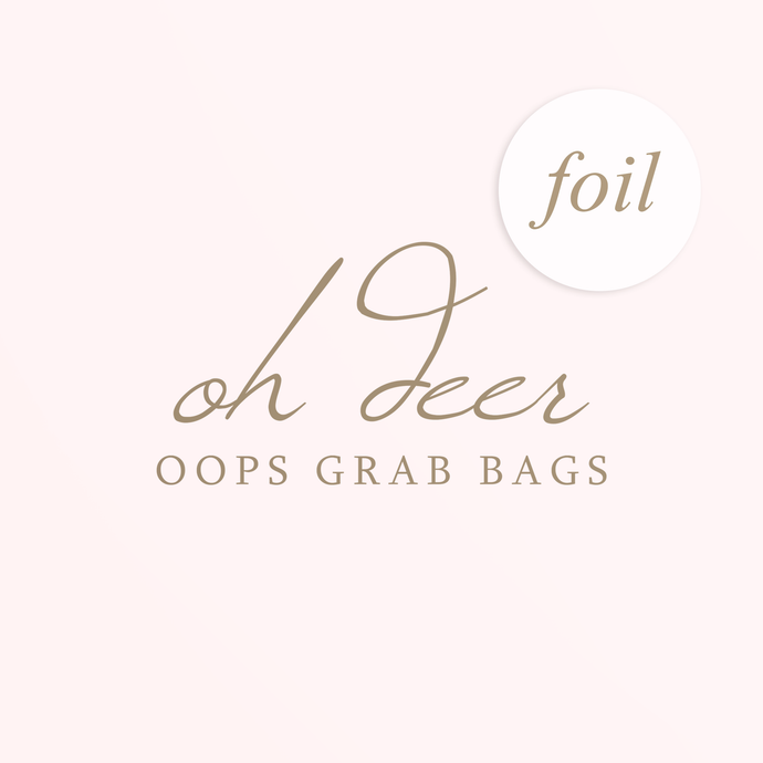 Oh Deer / Foil Grab Bag 10 MINI Sheets