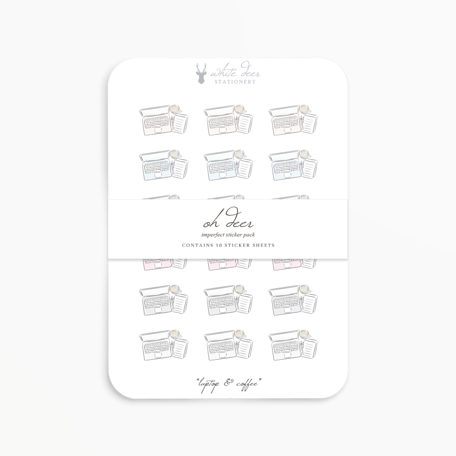 Hearts Envelope Seal Stickers – White Deer Stationery