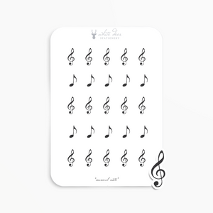 Musical Note Doodles