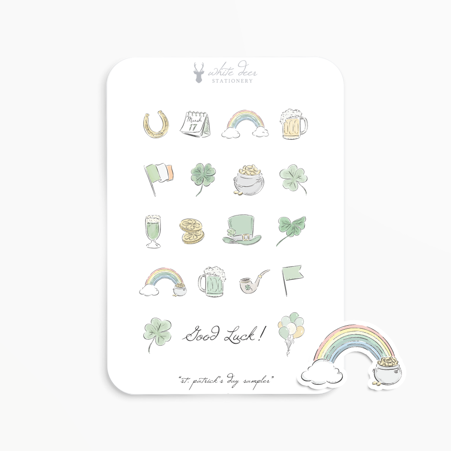 St. Patricks Day Badge Toppers – pinkydoodledesigns
