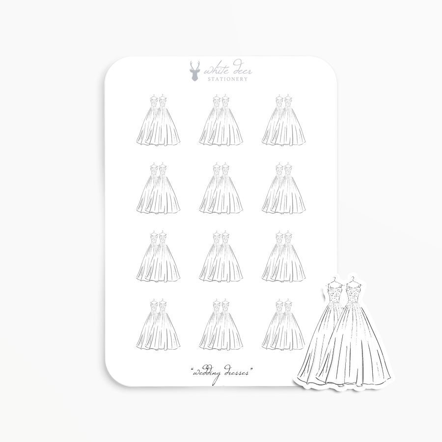 Wedding Dresses Doodles
